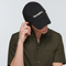 Letter Logo Embroidered Dome Curved Brim Baseball Cap Duck Tongue Cap