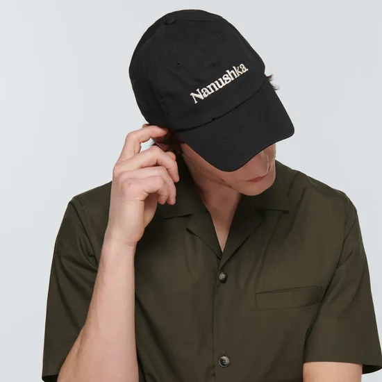 Letter Logo Embroidered Dome Curved Brim Baseball Cap Duck Tongue Cap