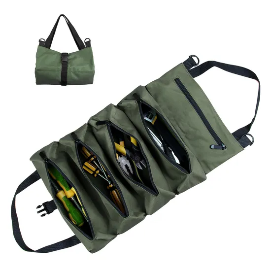 Gebo Wolf Tool Bag Large Cross Border Hot Mining Oxford Cloth Electrician Bag Car Portable Multi-Functional Hardware Tool Bag