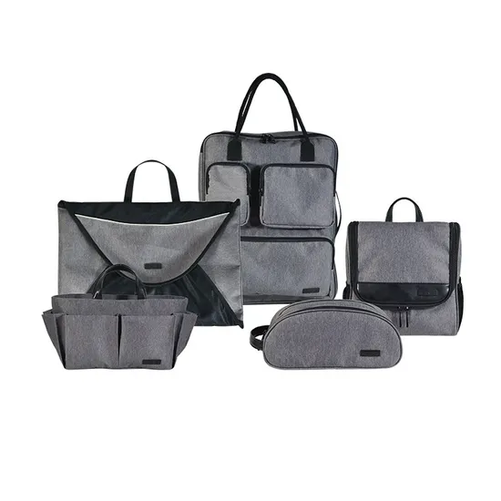 Ant Fabric Round Travel Lazy Wash Storage Bag Large Capacity Portable 5 Suitcase Fixed Bag Cosmetic Bag