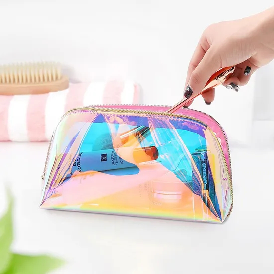 PVC Phantom Makeup Bag Portable Laser Wash Bag Wholesale Waterproof Storage Bag Waterproof PVC Wash Bag