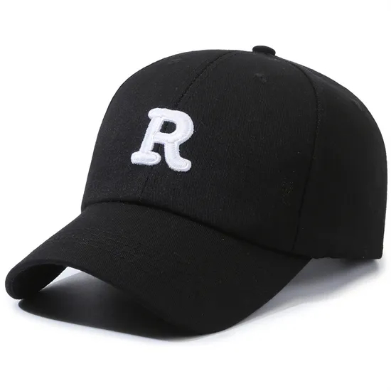 R Mark Big Head Circumference Baseball Hat Men′s and Women′s Ins New Student Autumn and Winter Face Small Korean Version Hard Top Shortalong The Cap