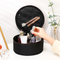 New Hand-Held Three-Dimensional Black Cylindrical High-Capacity Wash Crown Headband Headgear Shockproof Storage Bag