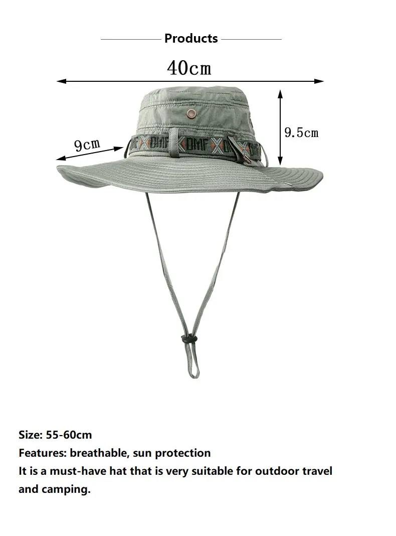 Backpack Bag for Women Fisherman&prime;s Hat Outdoor Sun Protection and Sunshade Hat Sun Hat Men&prime;s Beach Hiking and Fishing Hat