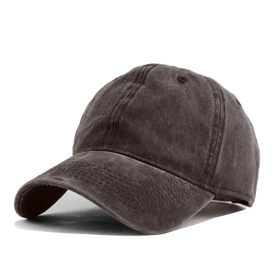 Solid Color Light Plate Duckbill Caps Worn-out Washed Cotton Sun Caps China