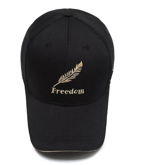 Spring New Men and Women Wheat Ear Embroidery Polyester Cotton Tide Sunhat Can Be Customized with The Latest Sunscreen Outdoor Sports Baseball Cap