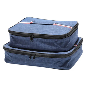 Cationic Lunch Box Insulated Portable Bento Square Flat Bento Bag