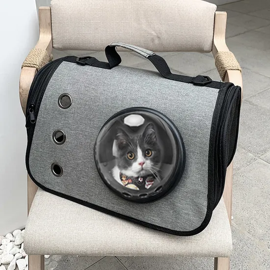 Portable Carry One Shoulder Cross-Capsule Travel Pet Bag