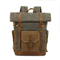Retro Waterproof Large Capacity Contrasting Leather Shoulder Bag