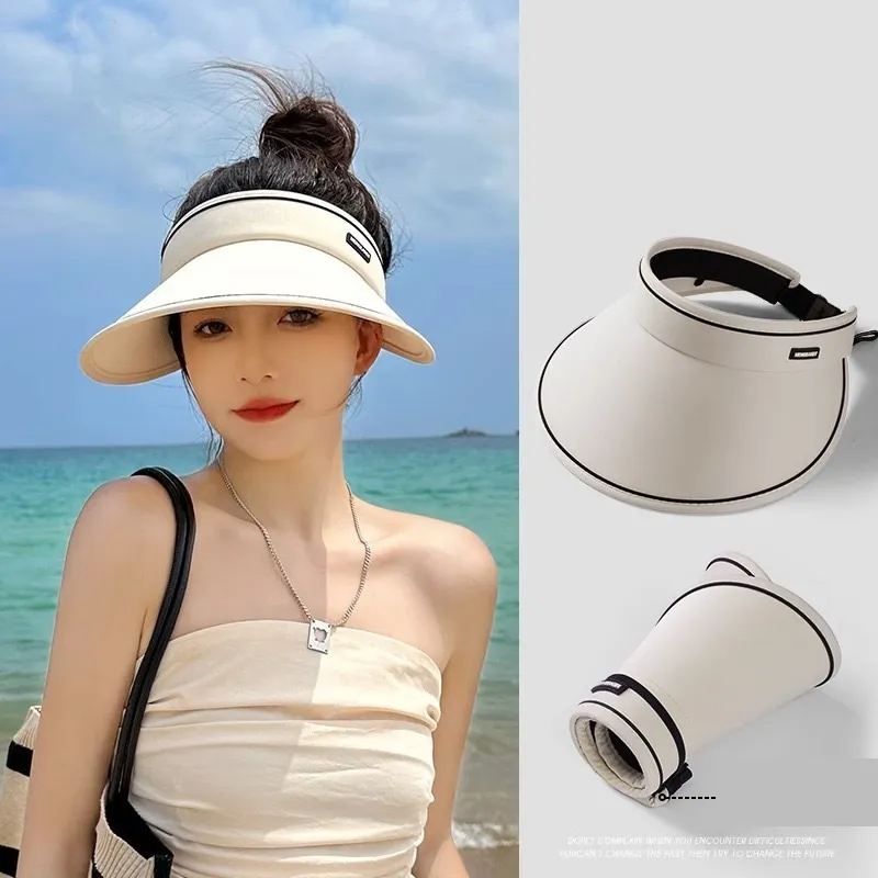 Versatile Large Brim Folding Open Top Baseball Cap