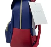 Red and Blue Fashion Simple Casual Backpack