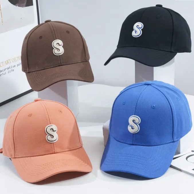 New Letter S Hardtop Sunscreen Baseball Hat