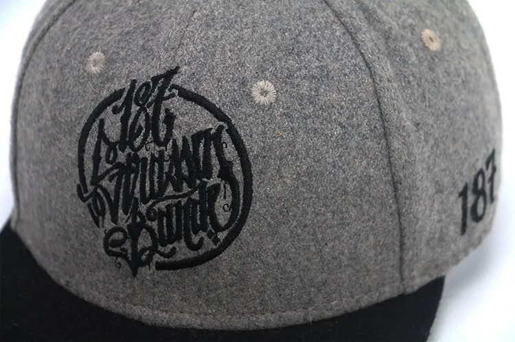 Flat Eaved Sun Shading Embroidered Baseball Cap