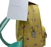 Yellow Double Layer Cute Bear Casual Backpack