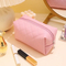 PU Leather Portable Waterproof Small Square Bag Travel Cosmetics Storage Bag