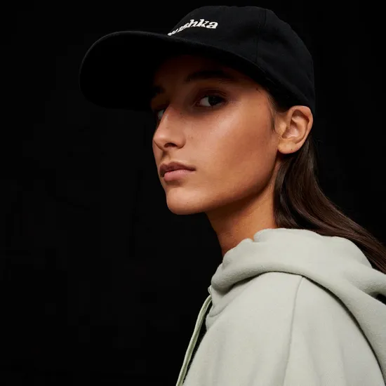 Letter Logo Embroidered Dome Curved Brim Baseball Cap Duck Tongue Cap