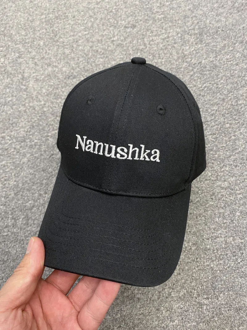 Letter Logo Embroidered Dome Curved Brim Baseball Cap Duck Tongue Cap