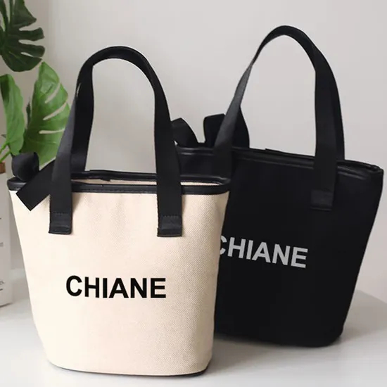 Canvas Large Capacity Portable Shopping Bag for Travel Portable Makeup and Skincare Storage Bag