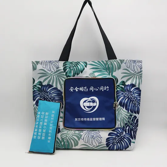 Silk Screen Canvas Tote Bag Crossbody Shopping Storage Bag