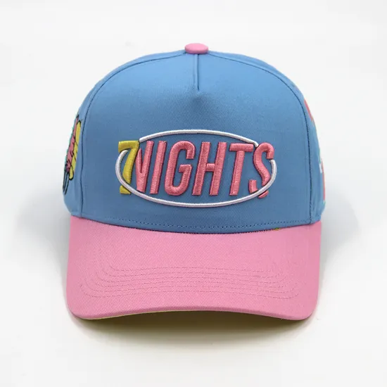 Hat Factory Customizes 3D Embroidery Cap for Five Panel World Series Dodgers Yankees Red Navy Black Sports Baseball Cap