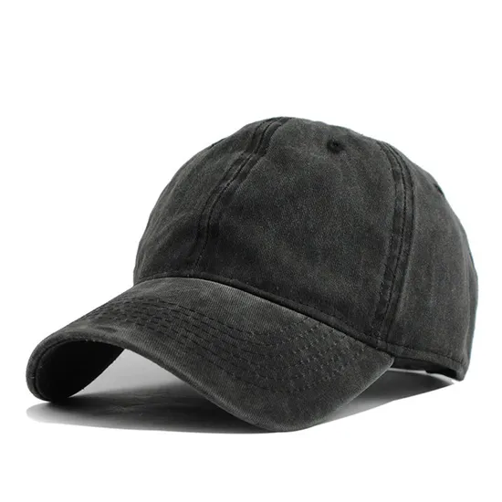 Solid Color Light Plate Duckbill Caps Worn-out Washed Cotton Sun Caps China