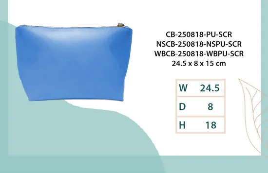 PU Colorful Fashion Digital Storage Bag Cosmetic Bag