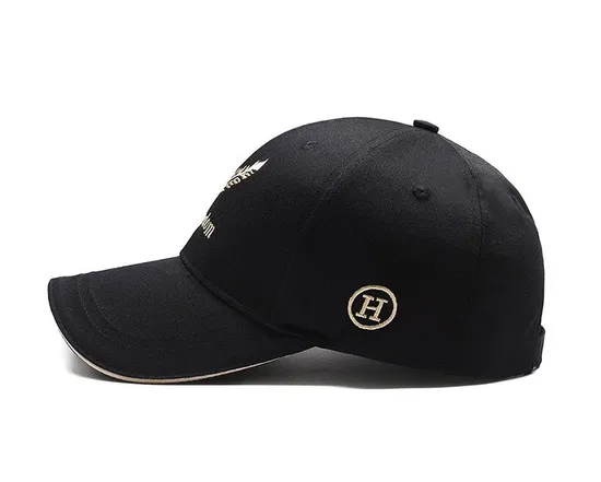 Spring New Men and Women Wheat Ear Embroidery Polyester Cotton Tide Sunhat Can Be Customized with The Latest Sunscreen Outdoor Sports Baseball Cap