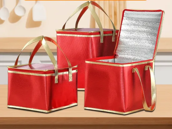 New Year Gift Crockpot Aluminum Foil Large Plate Dish Handcake Insulated Bag