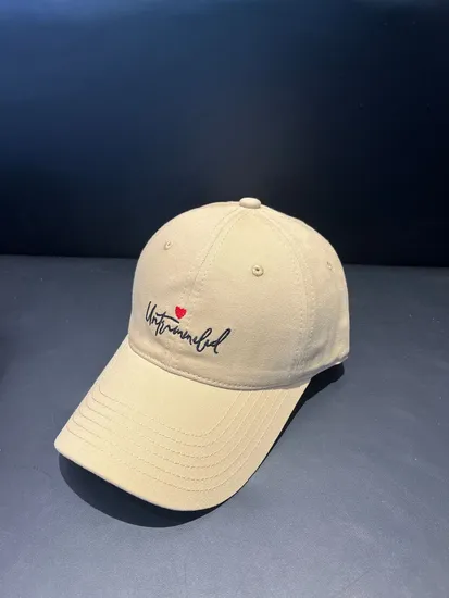 Soft Top Embroidered Letter Sunshade Baseball Cap