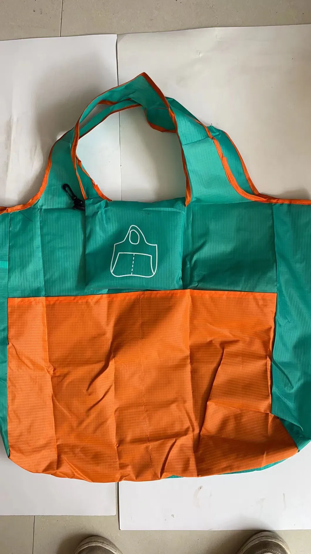 Environmentally Friendly Portable Foldable Shopping Bags Store Supermarket Oxford Cloth Tote Bags