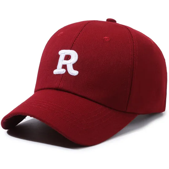 R Mark Big Head Circumference Baseball Hat Men′s and Women′s Ins New Student Autumn and Winter Face Small Korean Version Hard Top Shortalong The Cap
