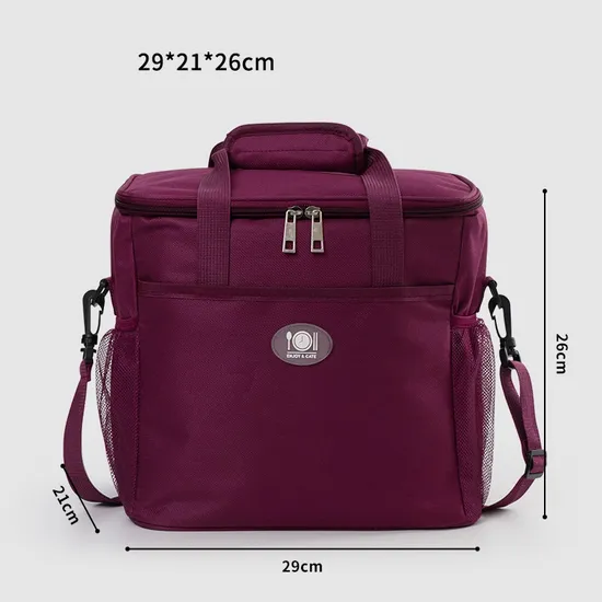 Insulated Bento Bag for Primary School Students Hand-Held Waterproof Thickened Aluminum Foil Lunch Bag