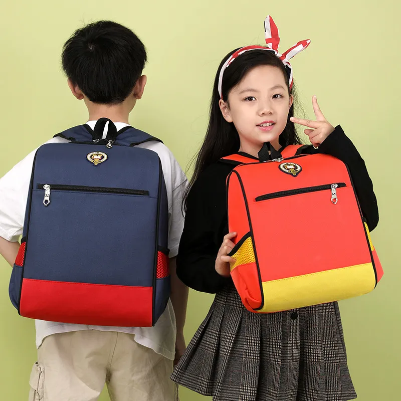 Logo Printed British Style Casual Versatile Backpack