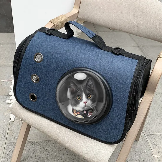 Portable Carry One Shoulder Cross-Capsule Travel Pet Bag