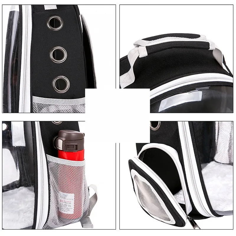 Space Transparent Panoramic Travel out Backpack Pet Bag