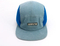 Color Blocking Corduroy Logo Flat Brim Baseball Cap