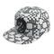 Flat Brim Color Blocking Embroidered Printed Baseball Cap