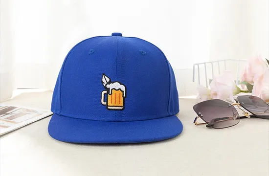 Pure Cotton Twill Embroidered Logo Sunshade Baseball Cap
