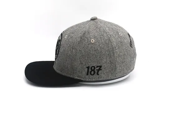 Flat Eaved Sun Shading Embroidered Baseball Cap