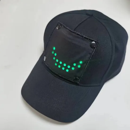 New LED Multifunctional Voice Control Display Baseball Cap