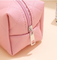 PU Leather Portable Waterproof Small Square Bag Travel Cosmetics Storage Bag