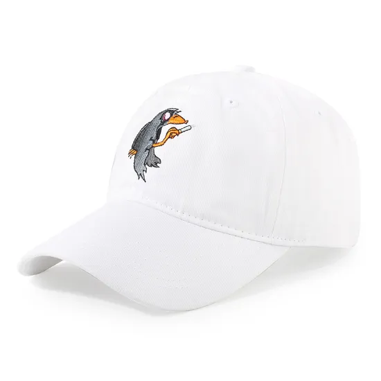 Embroidered Baseball Cap for Women Breathable and Fashionable Duckbill Cap for Men Sun Shading and Sun Protection Cap