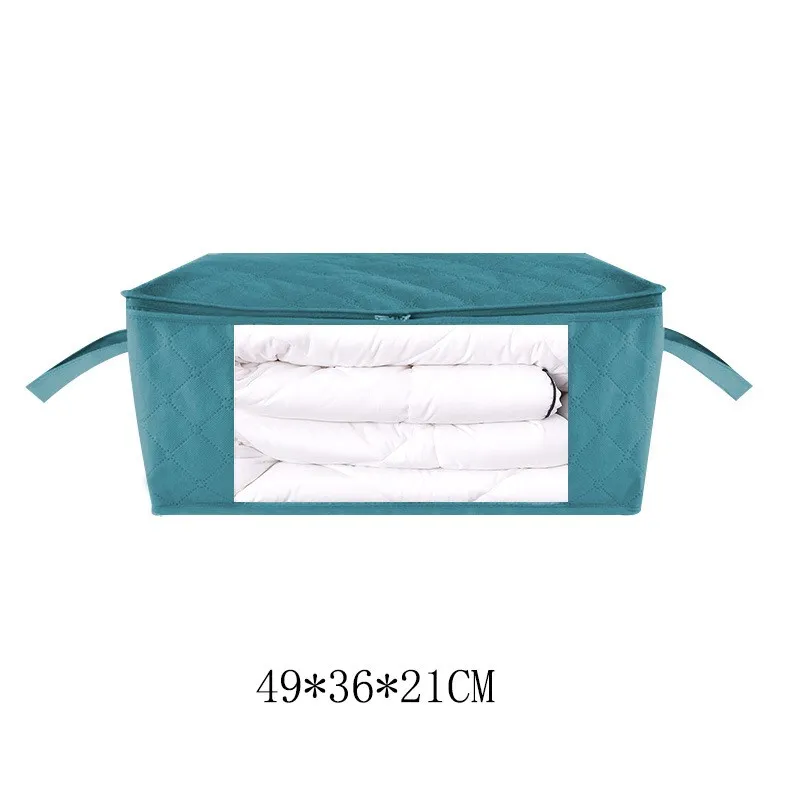 Non-Woven Clothing Storage Box Visual Home Storage Bag Foldable Clothing Dust Bag