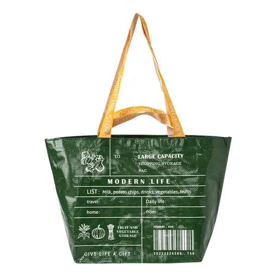 Portable Shopping Bag Foldable Nylon Waterproof One Shoulder Handbag for Outdoor Use Supermarket Environmentally Friendly Large Capacity Fashionable Women′s Bag