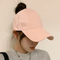 Empty Hat Women′s New Japanese Simple Casual Sunhat Korean Internet Celebrity Trend Letter Can Be Tied to a Ponytail Baseball Cap
