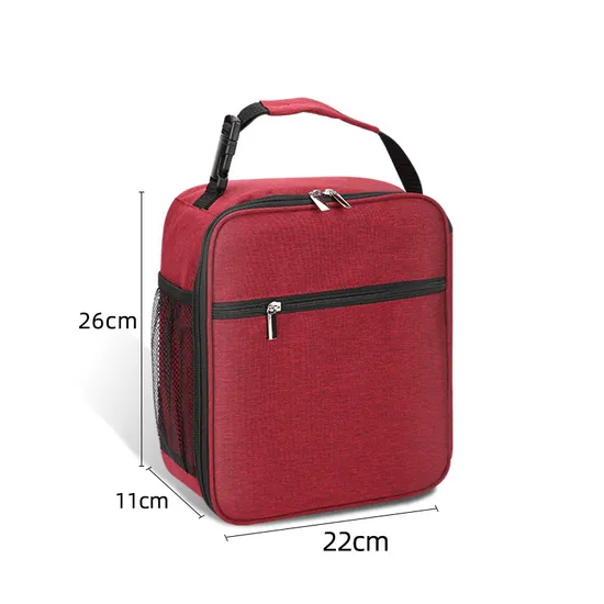 Large Capacity Fresh Oxford Cloth Portable Outdoor Picnic Lunch Box Ice Pack Insulated Bag