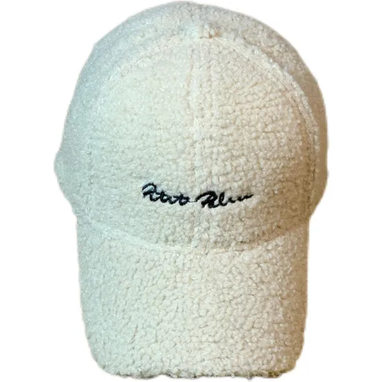 Autumn and Winter Versatile Fashion Plush Lambswool Baseball Cap