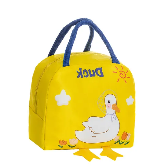 New 3D Cartoon Portable Bento Student Insulated Bag