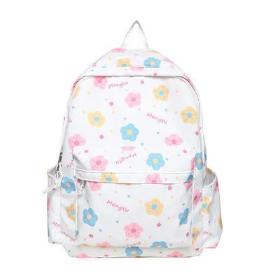 Fresh New Niche Artistic Small Floral Travel Backpack