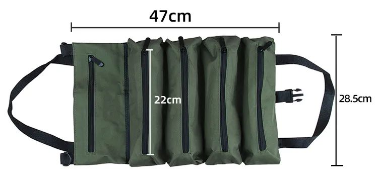 Gebo Wolf Tool Bag Large Cross Border Hot Mining Oxford Cloth Electrician Bag Car Portable Multi-Functional Hardware Tool Bag